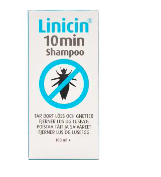 Linicin 10 min Shampoo  100 ml (udløb: 07/2022) - SPAR 50%